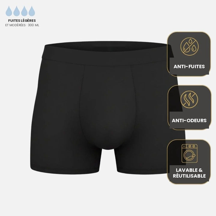 Henri™ | Boxer anti-fuites lavable pour homme
