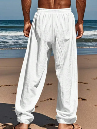 Florent™ | Pantalon léger en lin avec cordon