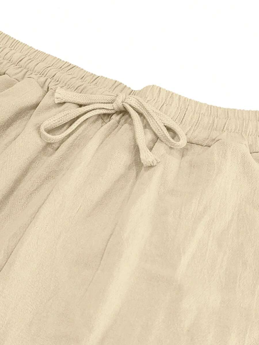 Florent™ | Pantalon léger en lin avec cordon