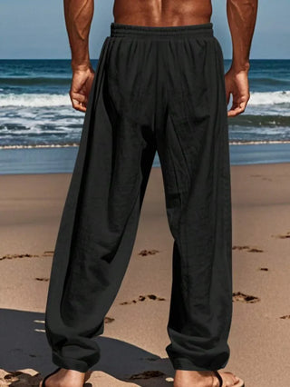 Florent™ | Pantalon léger en lin avec cordon