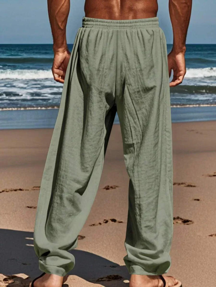 Florent™ | Pantalon léger en lin avec cordon