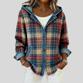 Hildred™ | Chemise Shacket Matelassée à Carreaux