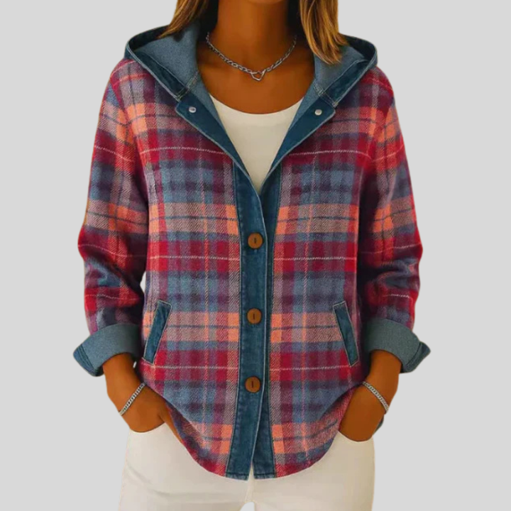 Hildred™ | Chemise Shacket Matelassée à Carreaux