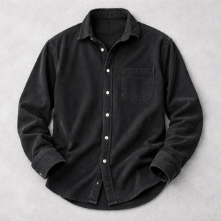 CHEMISE CLASSIQUE EN VELOURS CÔTELÉ POUR HOMMES