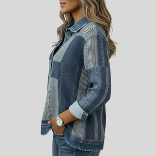 Meridell™ | Sweat à Imprimé Color Block