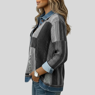 Meridell™ | Sweat à Imprimé Color Block