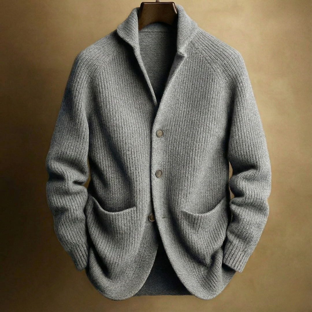Sylvain™ | Gilet en laine côtelée