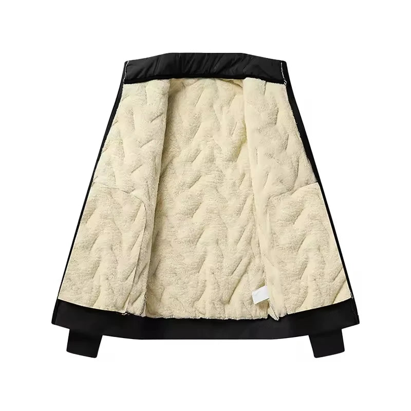 Doublure intérieure en polaire douce de la veste Gaspard