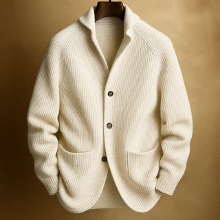 Sylvain™ | Gilet en laine côtelée