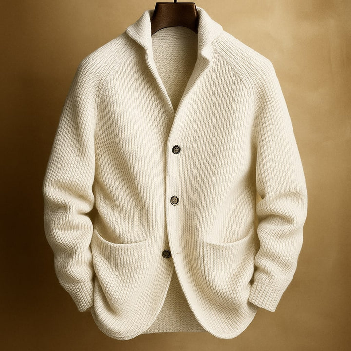 Sylvain™ | Gilet en laine côtelée