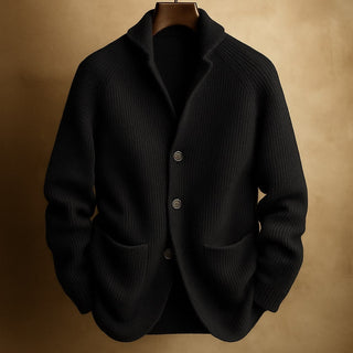 Sylvain™ | Gilet en laine côtelée