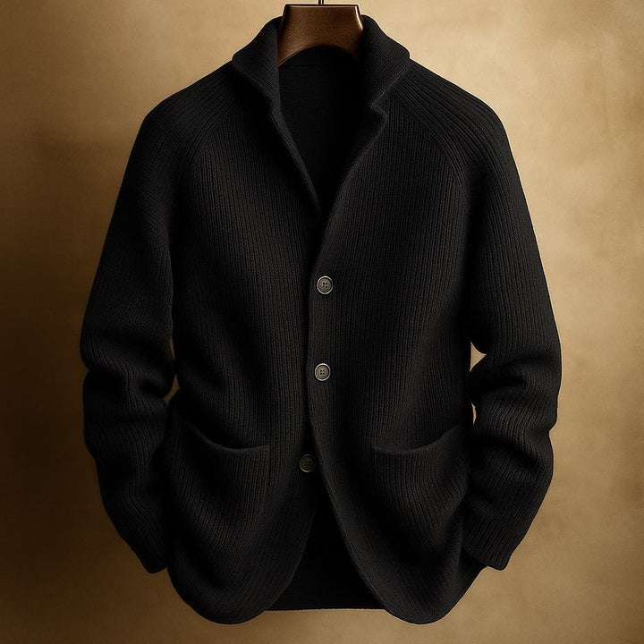 Sylvain™ | Gilet en laine côtelée