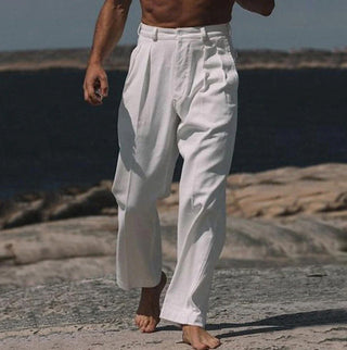 Ivan™ | Pantalon large en lin pour homme