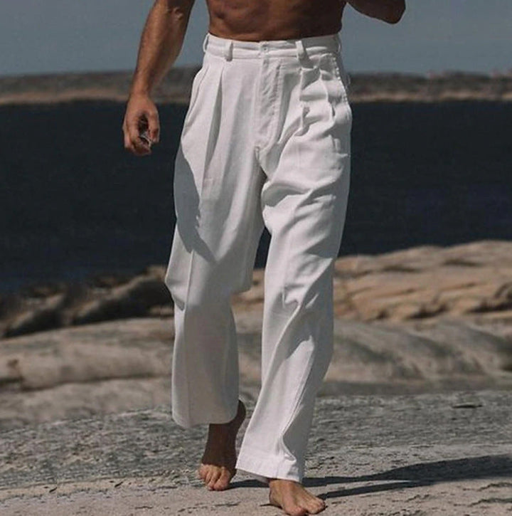 Ivan™ | Pantalon large en lin pour homme