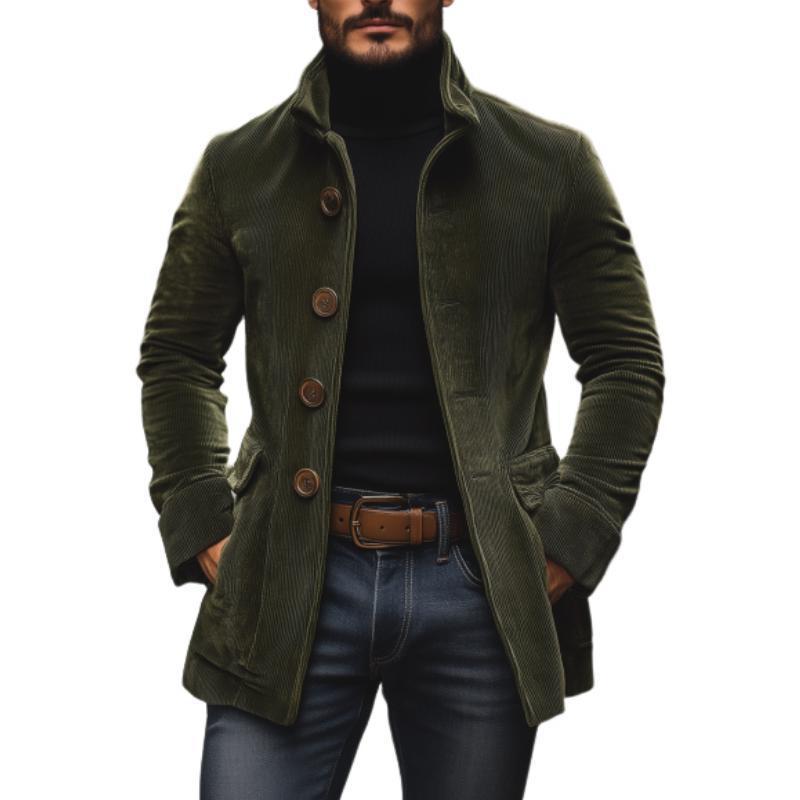 Veste en velours côtelé Théodore, coloris vert