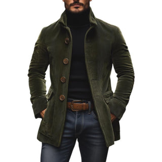 Veste en velours côtelé Théodore, coloris vert