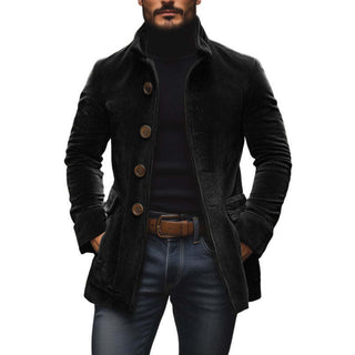 Veste en velours côtelé Théodore, coloris noir