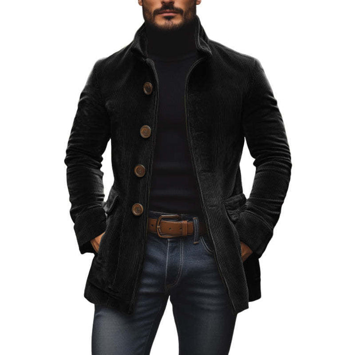 Veste en velours côtelé Théodore, coloris noir