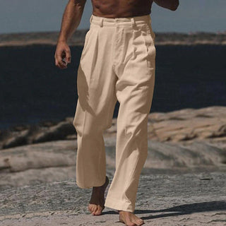 Ivan™ | Pantalon large en lin pour homme