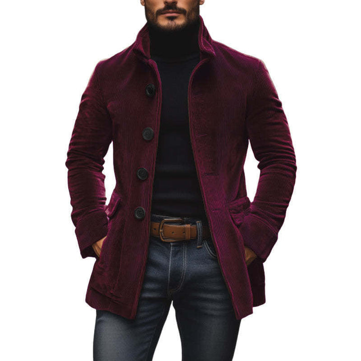 Veste en velours côtelé Théodore, coloris bordeaux