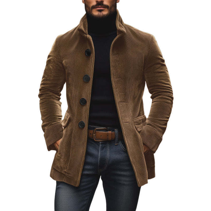 Veste en velours côtelé Théodore, coloris marron