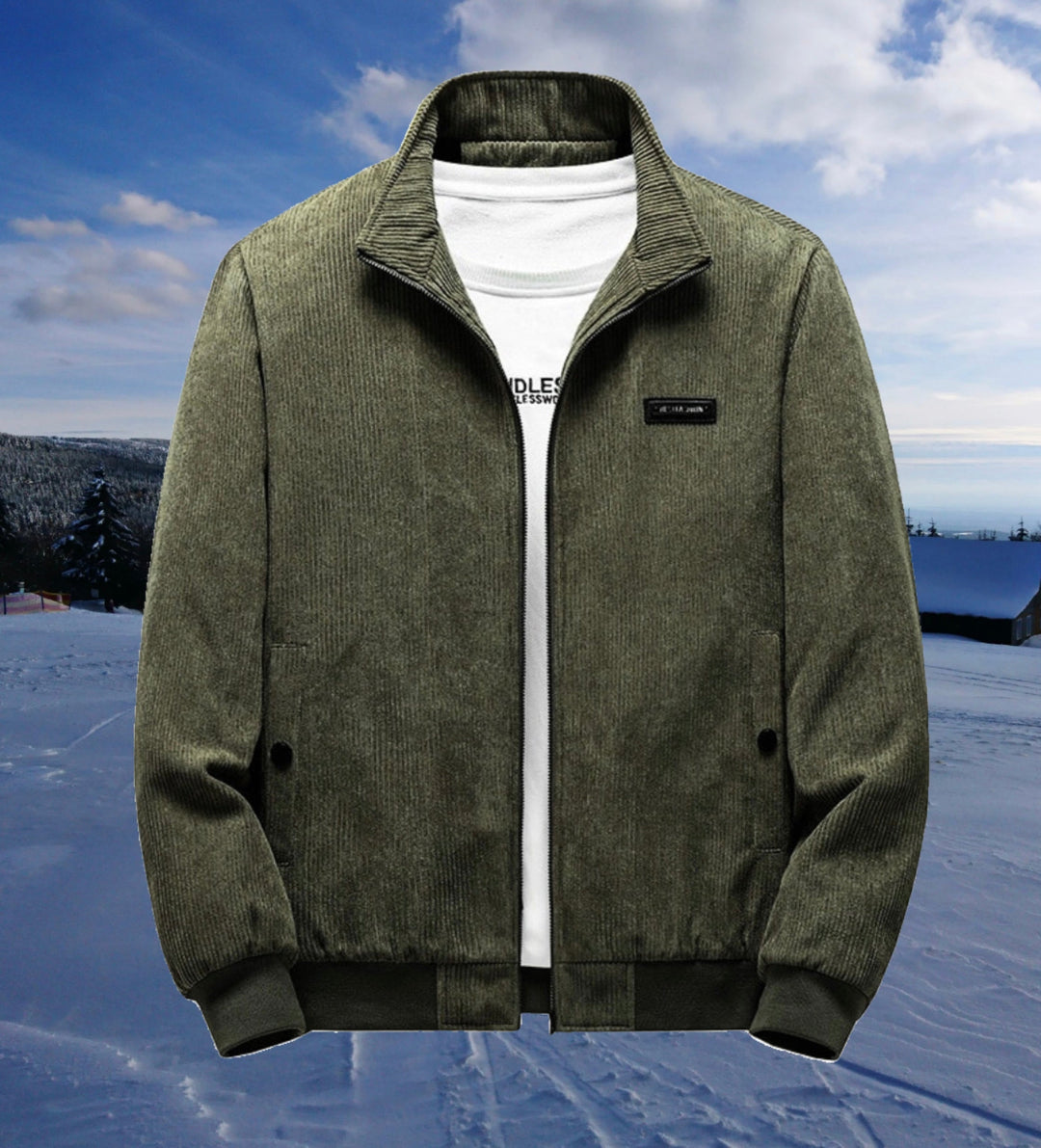 Gaspard™ | Veste rétro en velours côtelé