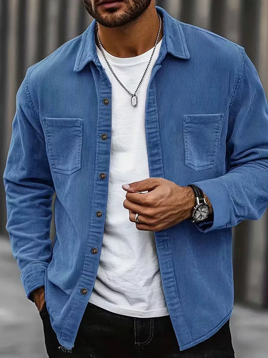 Mathis™ | Surchemise en velours côtelé