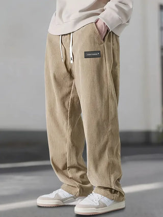 PANTALON EN VELOURS CÔTELÉ