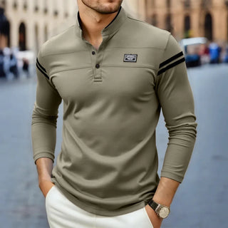 T-SHIRT À MANCHES LONGUES MODERNE POUR HOMME