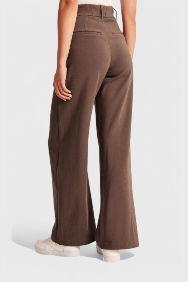 Marine™ | Pantalon large taille haute