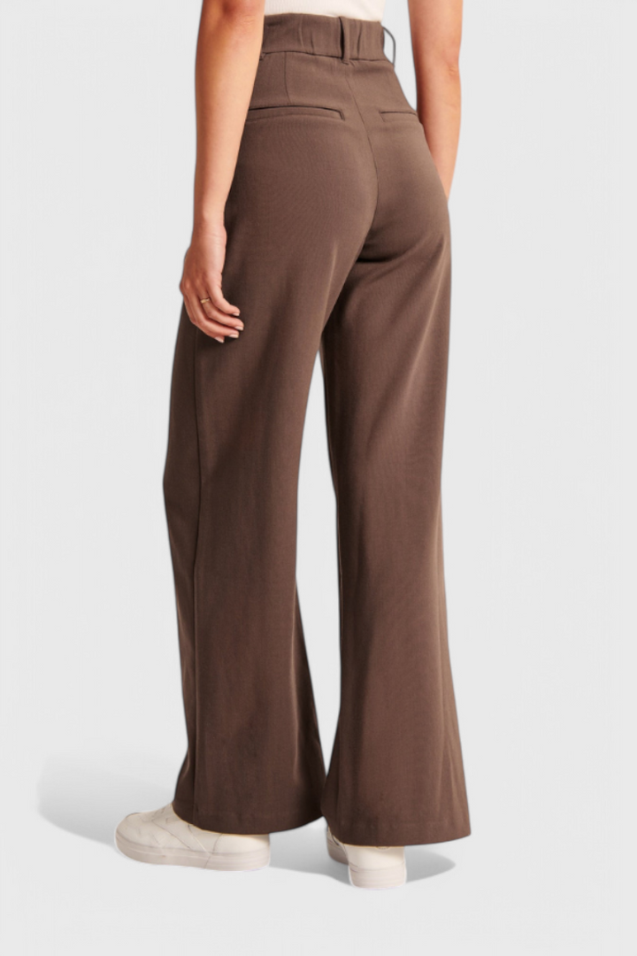 Marine™ | Pantalon large taille haute