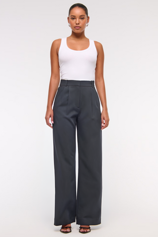Marine™ | Pantalon large taille haute