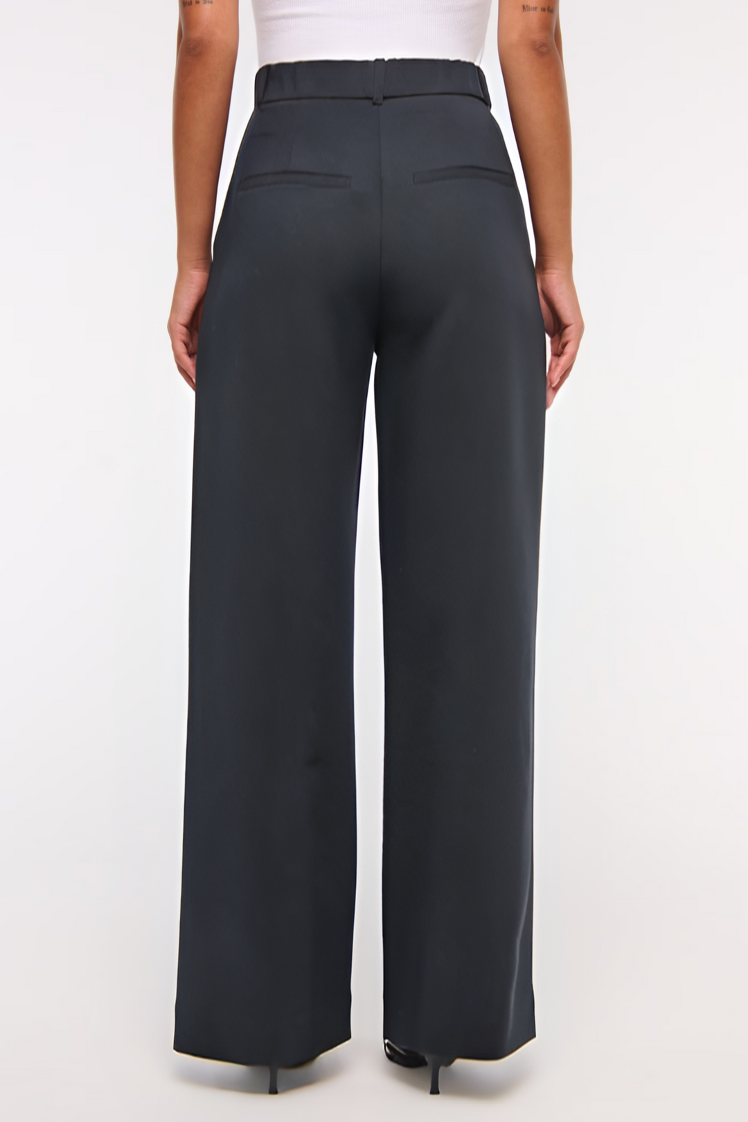 Marine™ | Pantalon large taille haute