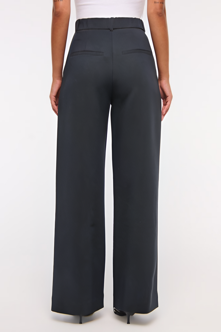 Marine™ | Pantalon large taille haute