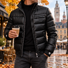 Victor™ | Doudoune matelassée effet cuir pour homme