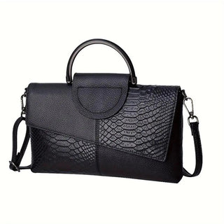 Cassandre | Sac à Main avec Motif Crocodile Opulent