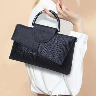 Cassandre | Sac à Main avec Motif Crocodile Opulent
