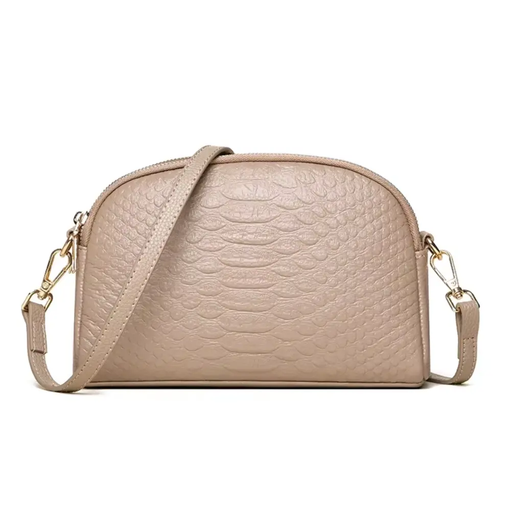Cora | Belle mini sac à bandoulière et simili cuir avec motif crocodile