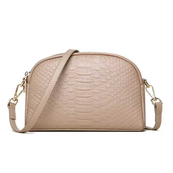 Cora | Belle mini sac à bandoulière et simili cuir avec motif crocodile