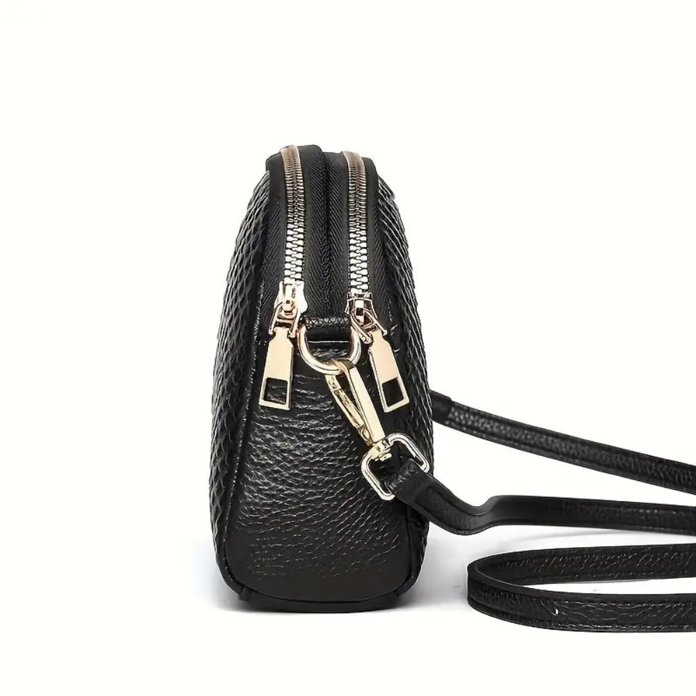 Cora | Belle mini sac à bandoulière et simili cuir avec motif crocodile