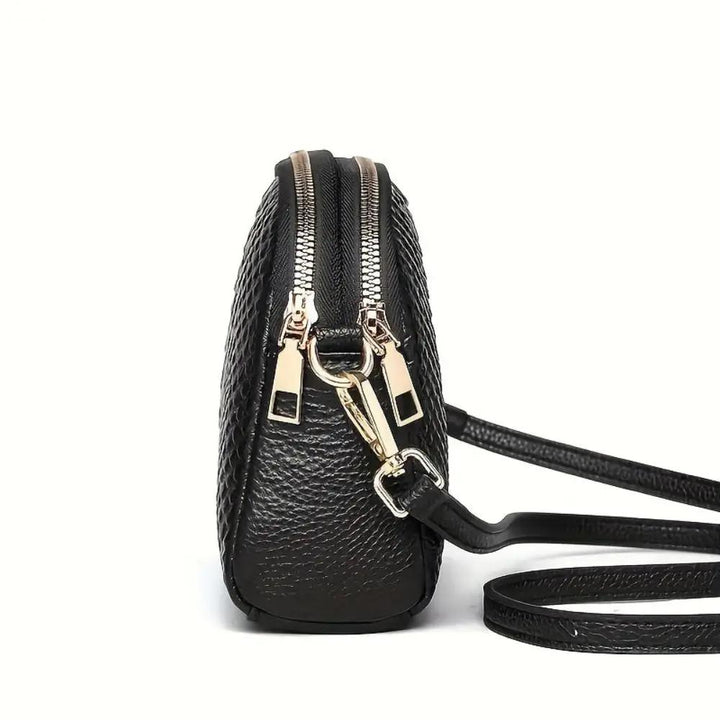 Cora | Belle mini sac à bandoulière et simili cuir avec motif crocodile
