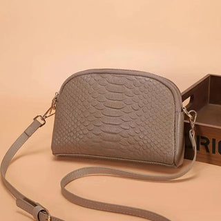 Cora | Belle mini sac à bandoulière et simili cuir avec motif crocodile