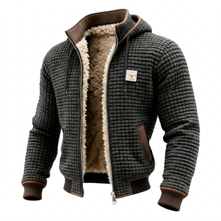 Laluna® | Veste Retro avec Capuche et Fermeture Éclair