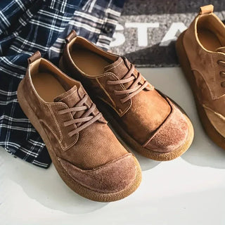 Chaussures André camel, vue de trois quarts