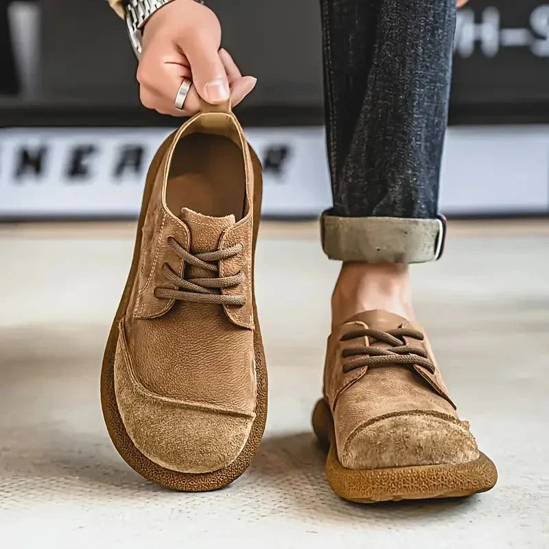 Chaussures confortables André pour homme, coloris camel
