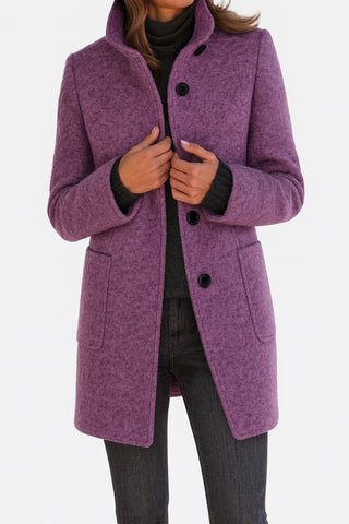 Joséphine™ | Manteau élégant et confortable à col montant