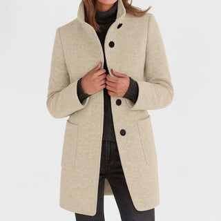 Joséphine™ | Manteau élégant et confortable à col montant