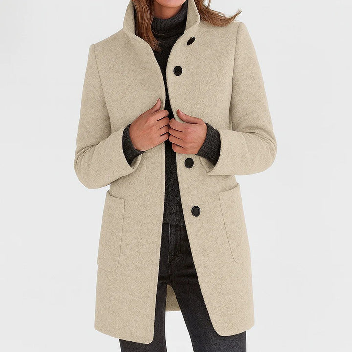 Joséphine™ | Manteau élégant et confortable à col montant