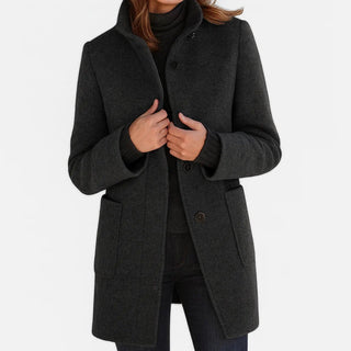 Joséphine™ | Manteau élégant et confortable à col montant