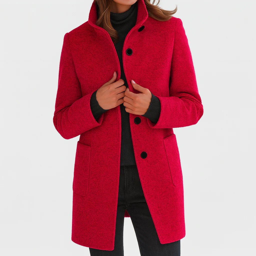 Joséphine™ | Manteau élégant et confortable à col montant